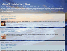 Tablet Screenshot of pillarofenoch.blogspot.com