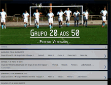 Tablet Screenshot of futebolveteranos20aos50.blogspot.com