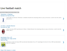 Tablet Screenshot of live-footballmatch.blogspot.com