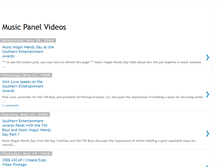 Tablet Screenshot of musicpanels.blogspot.com