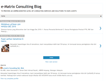 Tablet Screenshot of e-matrixconsulting.blogspot.com