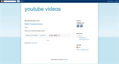 Desktop Screenshot of freeyoutubevideos.blogspot.com