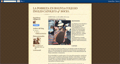 Desktop Screenshot of pobrezaboliviana.blogspot.com