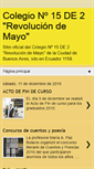 Mobile Screenshot of colegio15de2.blogspot.com