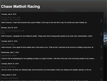 Tablet Screenshot of chasemattioliracing.blogspot.com