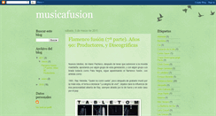 Desktop Screenshot of musicafusion.blogspot.com