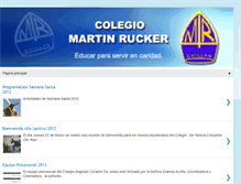 Tablet Screenshot of colegiomartinrucker.blogspot.com