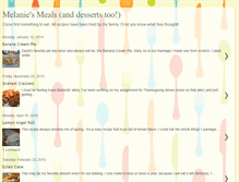 Tablet Screenshot of melaniesmeals.blogspot.com