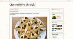 Desktop Screenshot of ciasteczkoweokruszki.blogspot.com