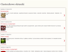 Tablet Screenshot of ciasteczkoweokruszki.blogspot.com