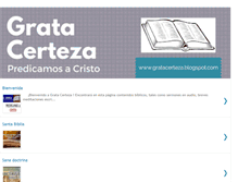 Tablet Screenshot of gratacerteza.blogspot.com