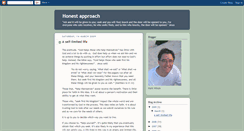 Desktop Screenshot of honestapproach.blogspot.com