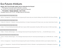Tablet Screenshot of eco-futures.blogspot.com