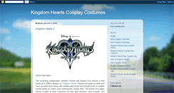 Desktop Screenshot of kingdom-hearts-cosplay-costumes.blogspot.com