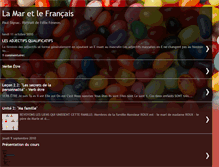 Tablet Screenshot of lamaretlefrancais.blogspot.com