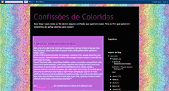 Desktop Screenshot of confissoesdecoloridas.blogspot.com