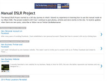 Tablet Screenshot of manualdslrproject.blogspot.com