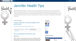 Desktop Screenshot of jenniferhealthtips.blogspot.com