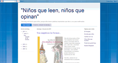 Desktop Screenshot of nuestroscomentariosylibros.blogspot.com