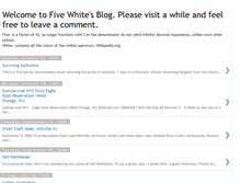Tablet Screenshot of 5white.blogspot.com
