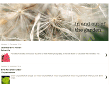 Tablet Screenshot of inandoutofthegarden.blogspot.com