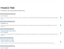 Tablet Screenshot of finance-free.blogspot.com