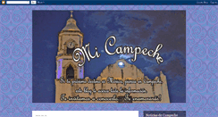 Desktop Screenshot of micampeche.blogspot.com