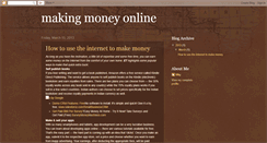 Desktop Screenshot of makingmoneyonline121.blogspot.com