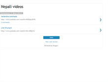 Tablet Screenshot of nepalivid.blogspot.com