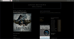 Desktop Screenshot of abyssreviews.blogspot.com