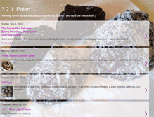 Tablet Screenshot of 321paleo.blogspot.com