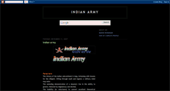 Desktop Screenshot of indianarmy2.blogspot.com