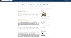Desktop Screenshot of frillsthrillsandpills.blogspot.com