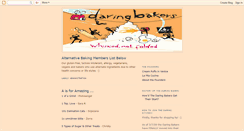 Desktop Screenshot of daringbakersblogroll.blogspot.com