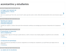 Tablet Screenshot of aconstantinoyestudiantes.blogspot.com