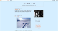 Desktop Screenshot of lovefortaige.blogspot.com