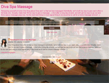 Tablet Screenshot of divaspamassageservice.blogspot.com