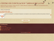 Tablet Screenshot of conciliacionamigosdelapaz.blogspot.com