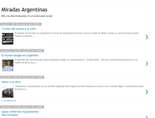 Tablet Screenshot of miradas-argentinas.blogspot.com