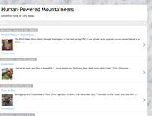 Tablet Screenshot of humanpoweredmountaineers.blogspot.com