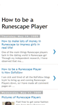 Mobile Screenshot of howtobearunescapeplayer.blogspot.com
