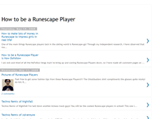 Tablet Screenshot of howtobearunescapeplayer.blogspot.com