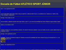 Tablet Screenshot of clubatleticosportjunior.blogspot.com