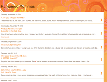 Tablet Screenshot of pamperedmommas.blogspot.com