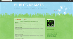 Desktop Screenshot of matematicas-venegas.blogspot.com
