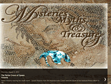 Tablet Screenshot of mysteriesmythstreasures.blogspot.com