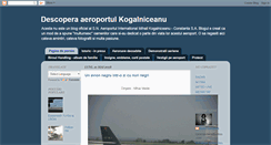 Desktop Screenshot of descopera-aeroportul-kogalniceanu.blogspot.com