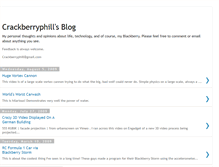 Tablet Screenshot of crackberryphill.blogspot.com