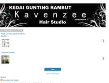 Tablet Screenshot of kavenzeehairstudio.blogspot.com