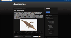 Desktop Screenshot of losdinosaurioscarnivo.blogspot.com